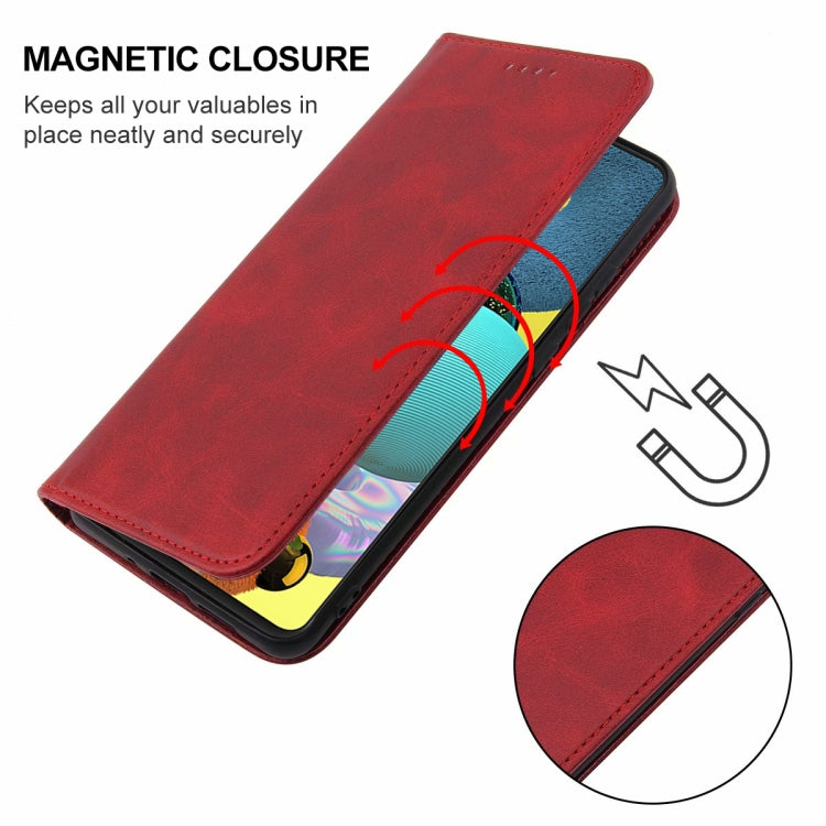 For Samsung Galaxy A51 5G Magnetic Closure Leather Phone Case