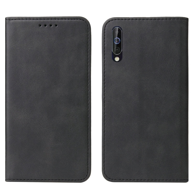 For Samsung Galaxy A60 / M40 Magnetic Closure Leather Phone Case