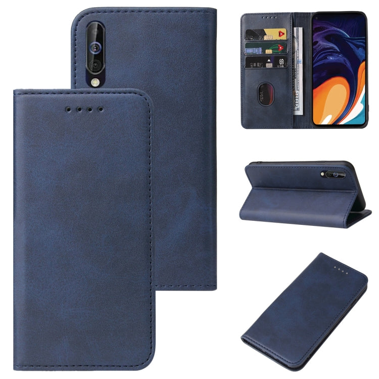 For Samsung Galaxy A60 / M40 Magnetic Closure Leather Phone Case