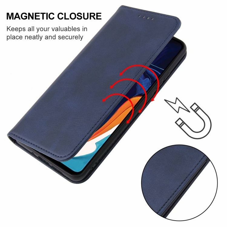 For Samsung Galaxy A60 / M40 Magnetic Closure Leather Phone Case
