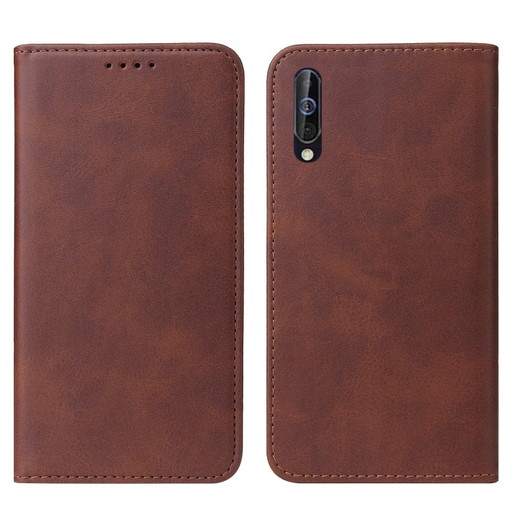For Samsung Galaxy A60 / M40 Magnetic Closure Leather Phone Case