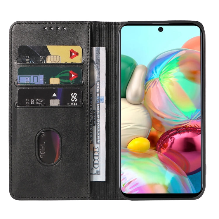 For Samsung Galaxy A71 4G Magnetic Closure Leather Phone Case