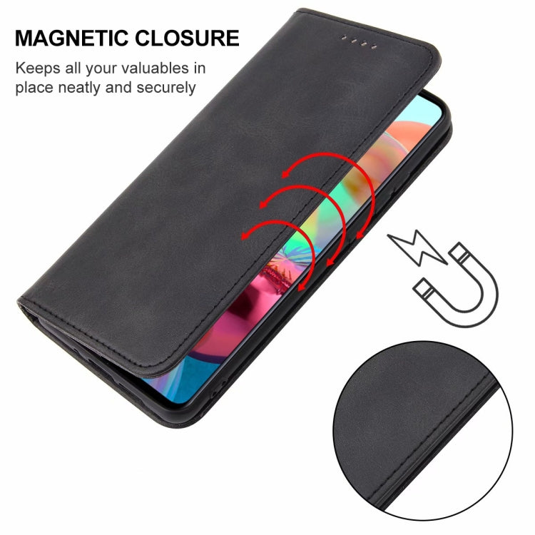 For Samsung Galaxy A71 4G Magnetic Closure Leather Phone Case