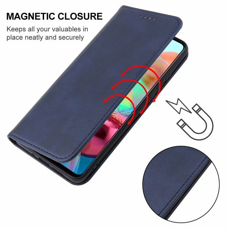 For Samsung Galaxy A71 4G Magnetic Closure Leather Phone Case