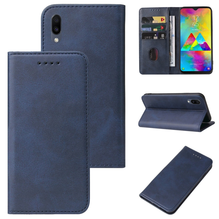 For Samsung Galaxy M20 Magnetic Closure Leather Phone Case
