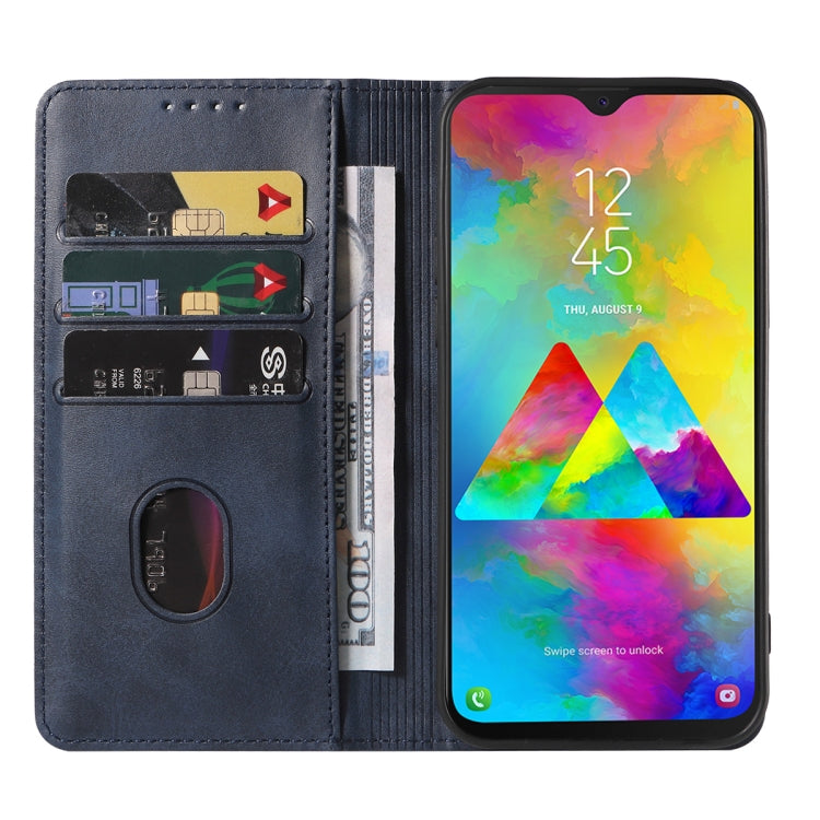 For Samsung Galaxy M20 Magnetic Closure Leather Phone Case