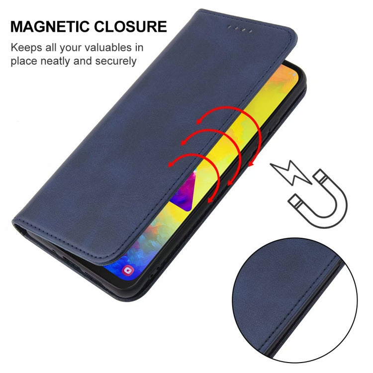 For Samsung Galaxy M20 Magnetic Closure Leather Phone Case