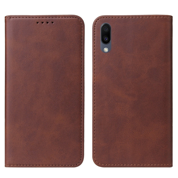 For Samsung Galaxy M20 Magnetic Closure Leather Phone Case
