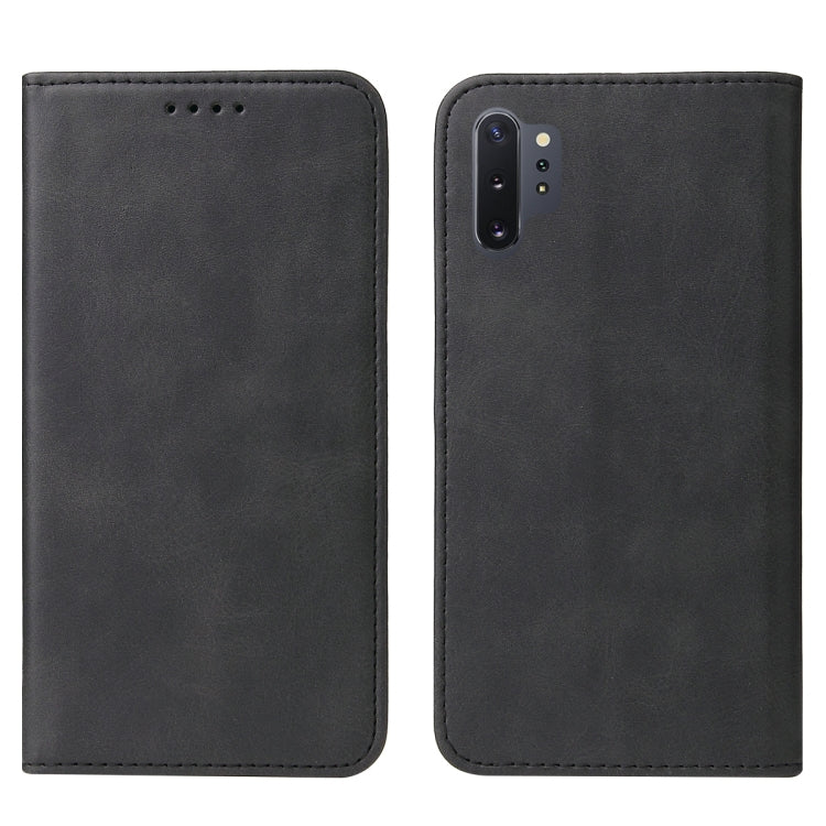 For Samsung Galaxy Note10+ Magnetic Closure Leather Phone Case