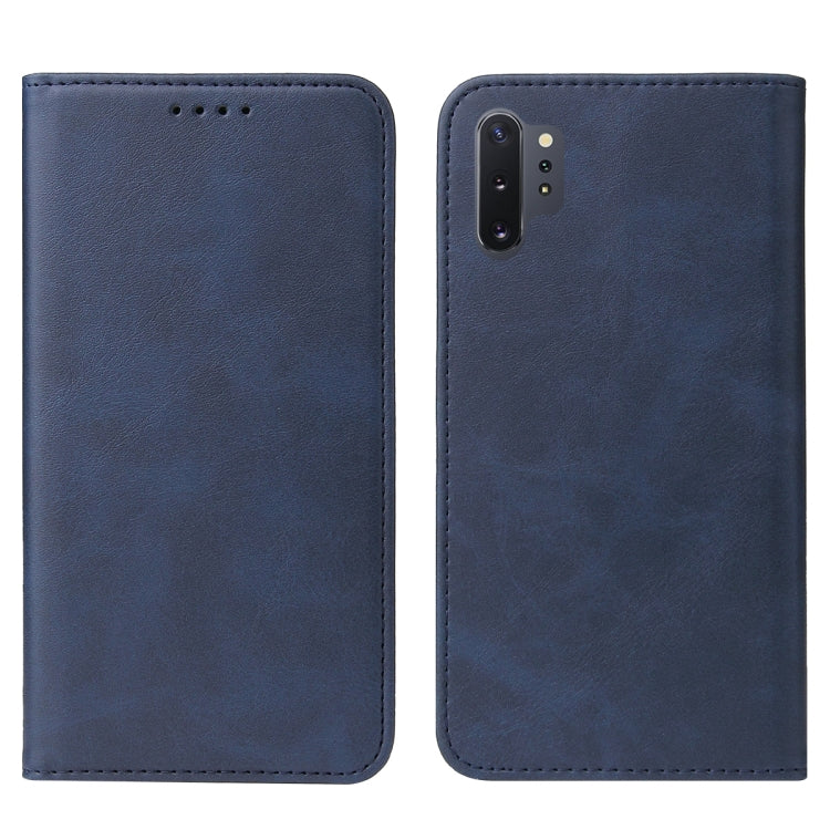 For Samsung Galaxy Note10+ Magnetic Closure Leather Phone Case