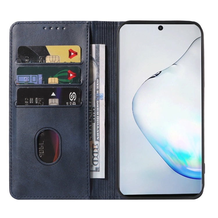 For Samsung Galaxy Note10+ Magnetic Closure Leather Phone Case