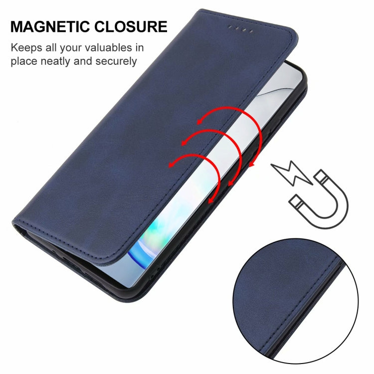 For Samsung Galaxy Note10+ Magnetic Closure Leather Phone Case