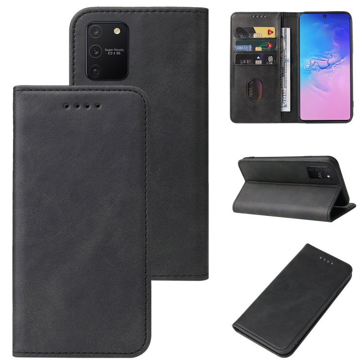 For Samsung Galaxy S10 Lite / A91 / M80s Magnetic Closure Leather Phone Case