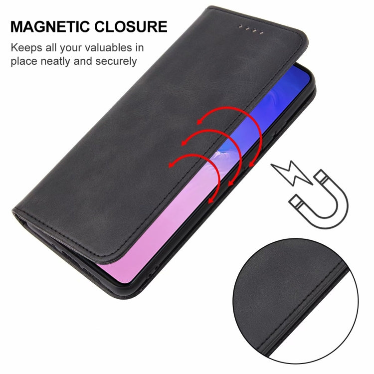 For Samsung Galaxy S10 Lite / A91 / M80s Magnetic Closure Leather Phone Case