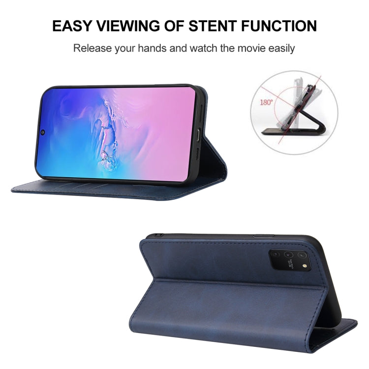 For Samsung Galaxy S10 Lite / A91 / M80s Magnetic Closure Leather Phone Case