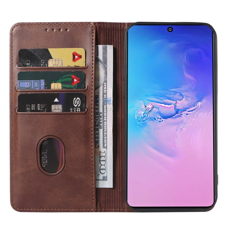 For Samsung Galaxy S10 Lite / A91 / M80s Magnetic Closure Leather Phone Case