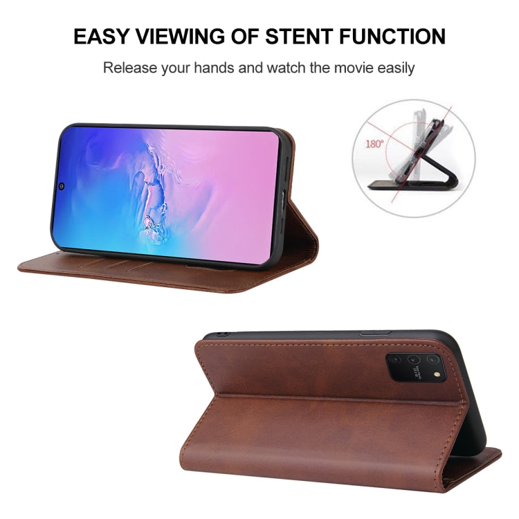 For Samsung Galaxy S10 Lite / A91 / M80s Magnetic Closure Leather Phone Case