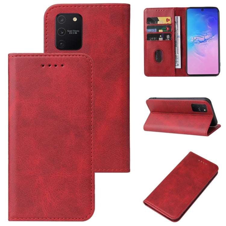 For Samsung Galaxy S10 Lite / A91 / M80s Magnetic Closure Leather Phone Case