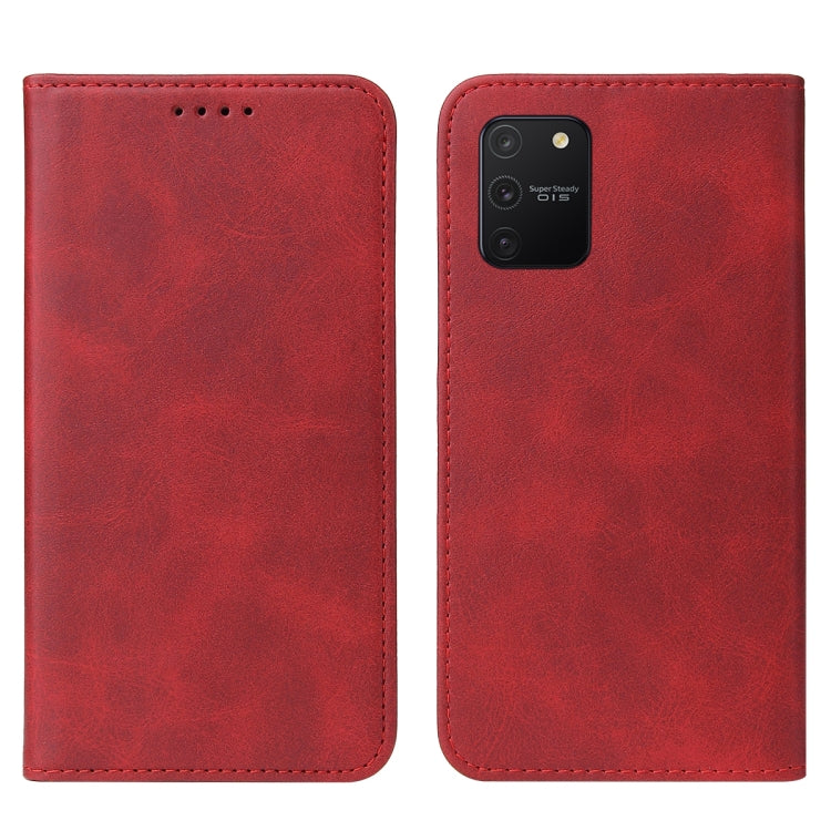 For Samsung Galaxy S10 Lite / A91 / M80s Magnetic Closure Leather Phone Case