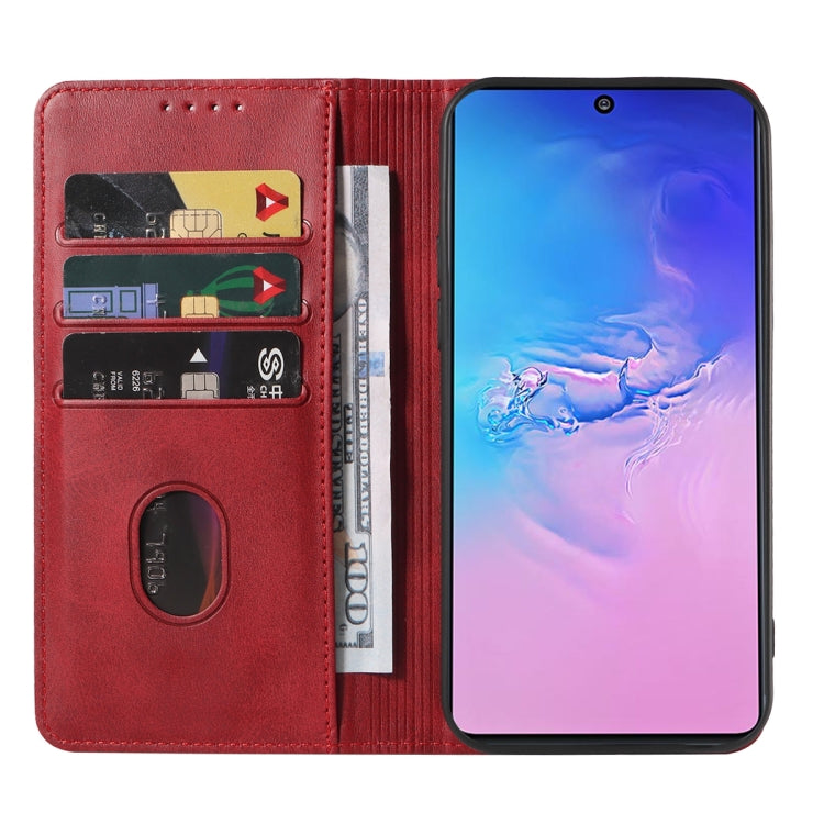 For Samsung Galaxy S10 Lite / A91 / M80s Magnetic Closure Leather Phone Case