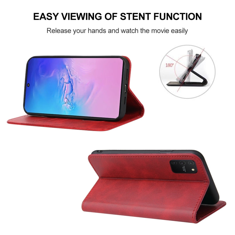 For Samsung Galaxy S10 Lite / A91 / M80s Magnetic Closure Leather Phone Case
