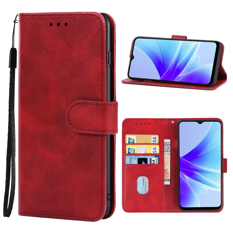 For OPPO A57s Leather Phone Case