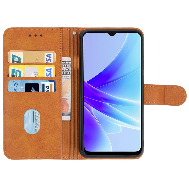 For OPPO A57s Leather Phone Case