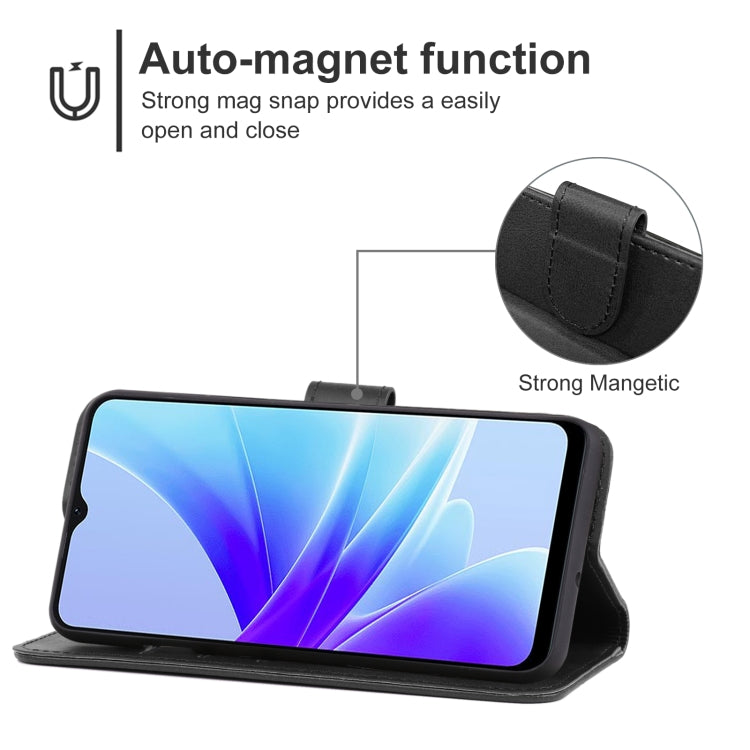 For OPPO A57s Leather Phone Case