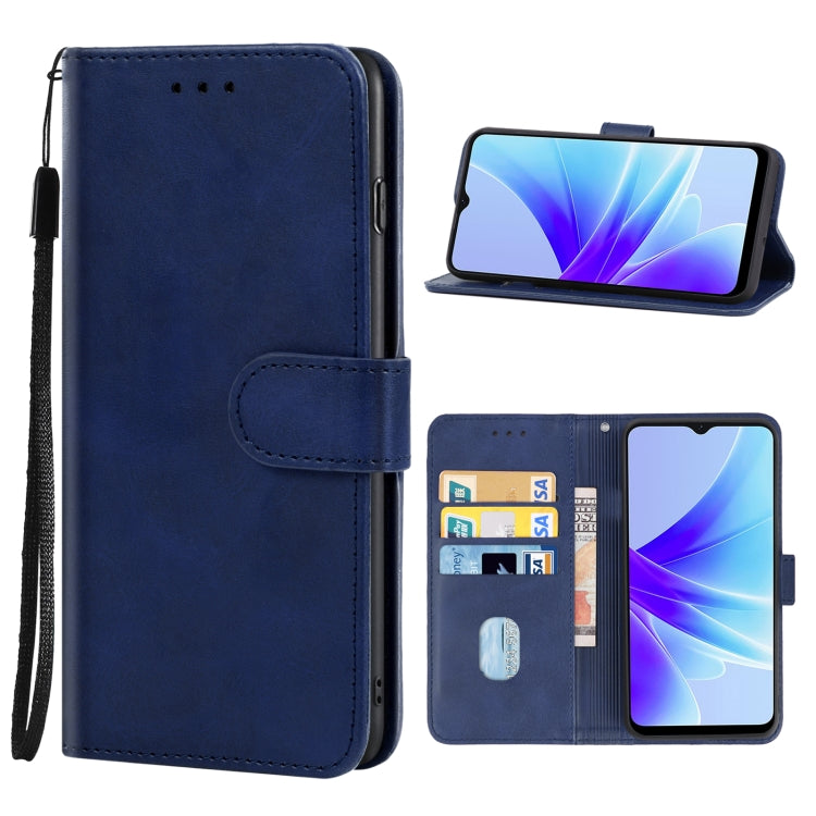 For OPPO A57s Leather Phone Case