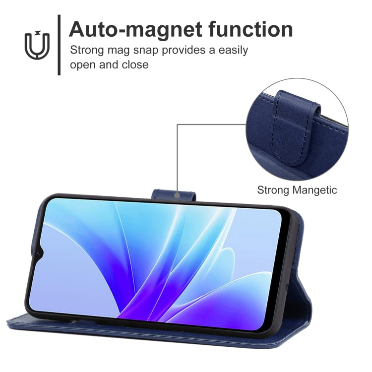 For OPPO A57s Leather Phone Case