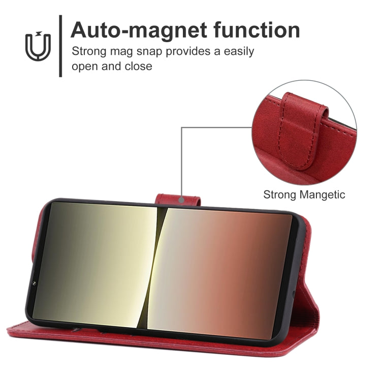 For Sony Xperia 5 IV Leather Phone Case
