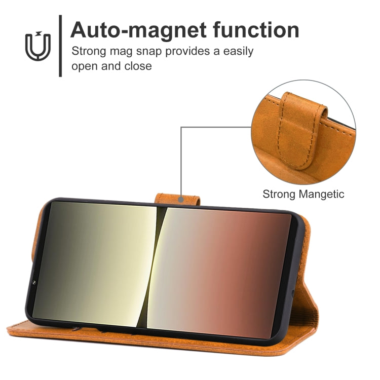 For Sony Xperia 5 IV Leather Phone Case