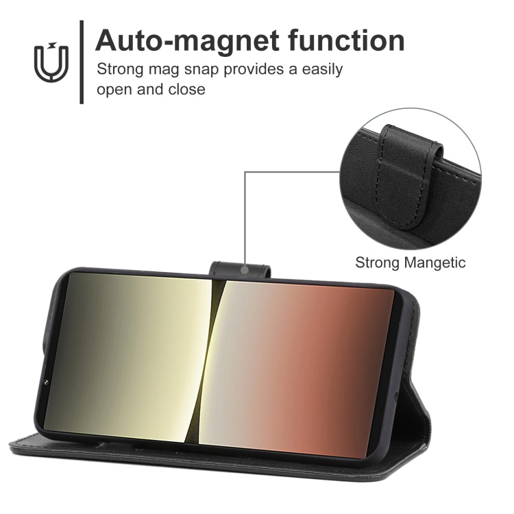 For Sony Xperia 5 IV Leather Phone Case
