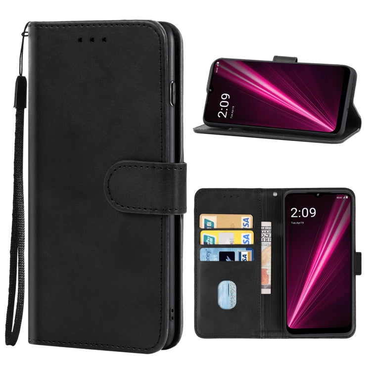 For T-Mobile REVVL 6 5G Leather Phone Case
