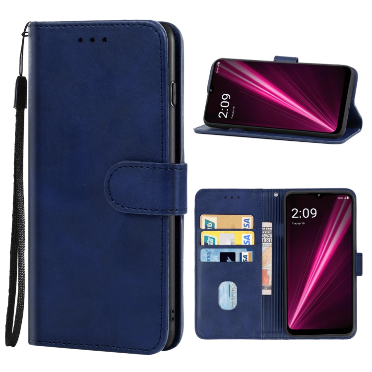 For T-Mobile REVVL 6 5G Leather Phone Case