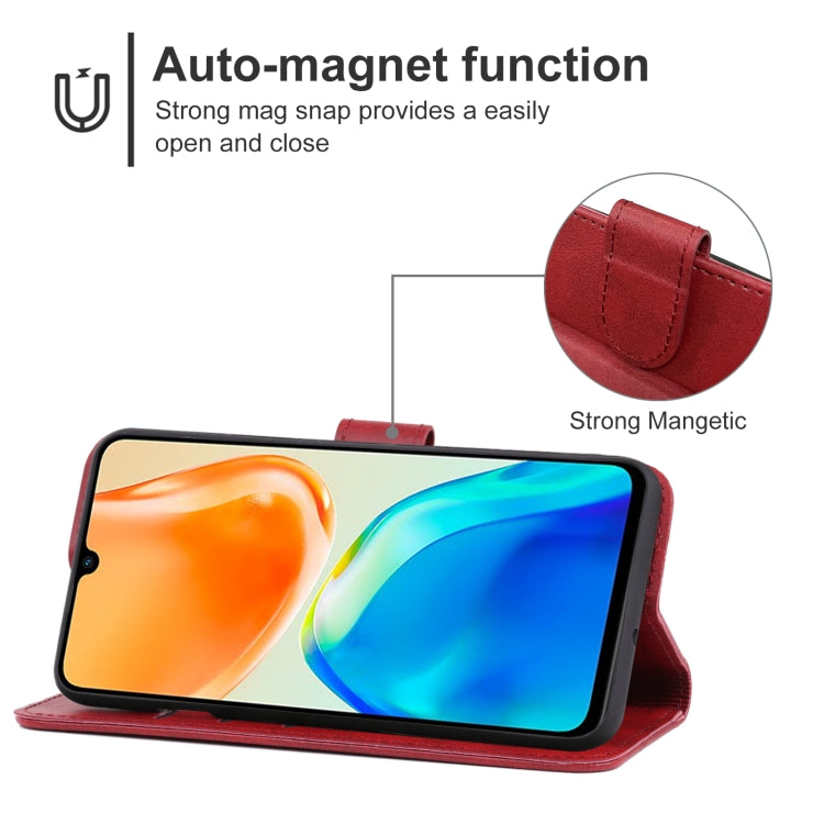 For vivo V25e Leather Phone Case