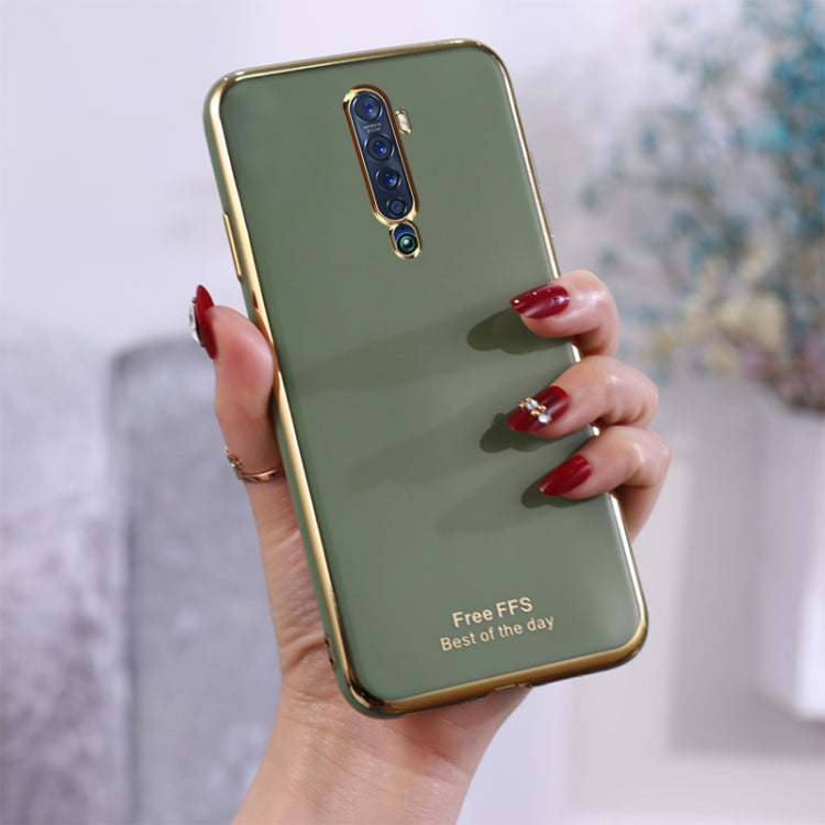 For OPPO Reno2 6D Plating TPU Protective Case
