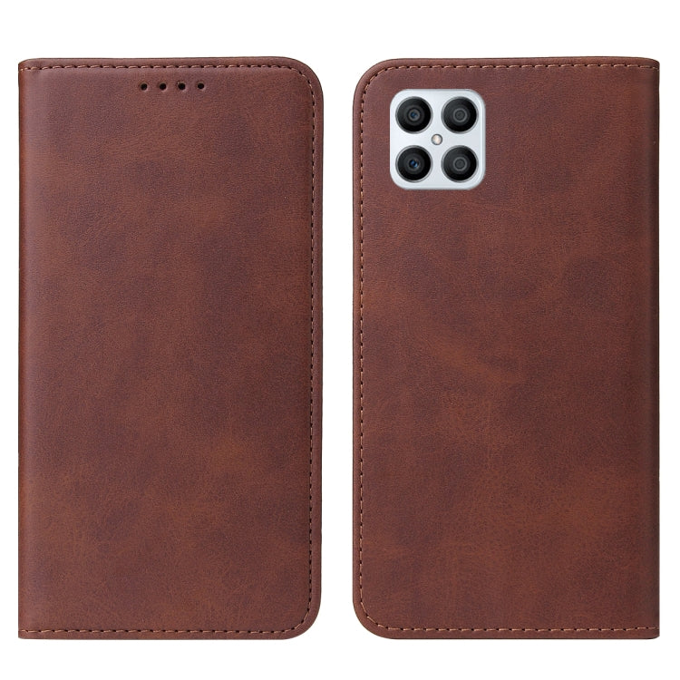 For Honor X8 Magnetic Closure Leather Phone Case