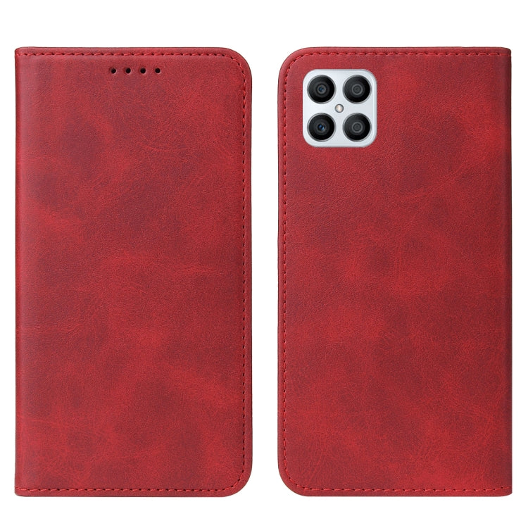 For Honor X8 Magnetic Closure Leather Phone Case