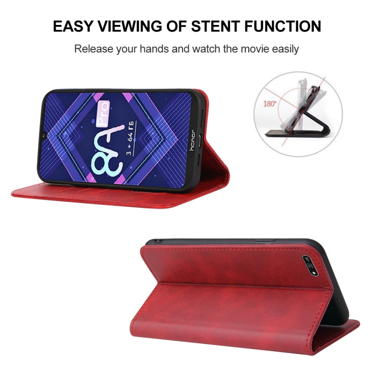 For Honor 7A Pro Magnetic Closure Leather Phone Case