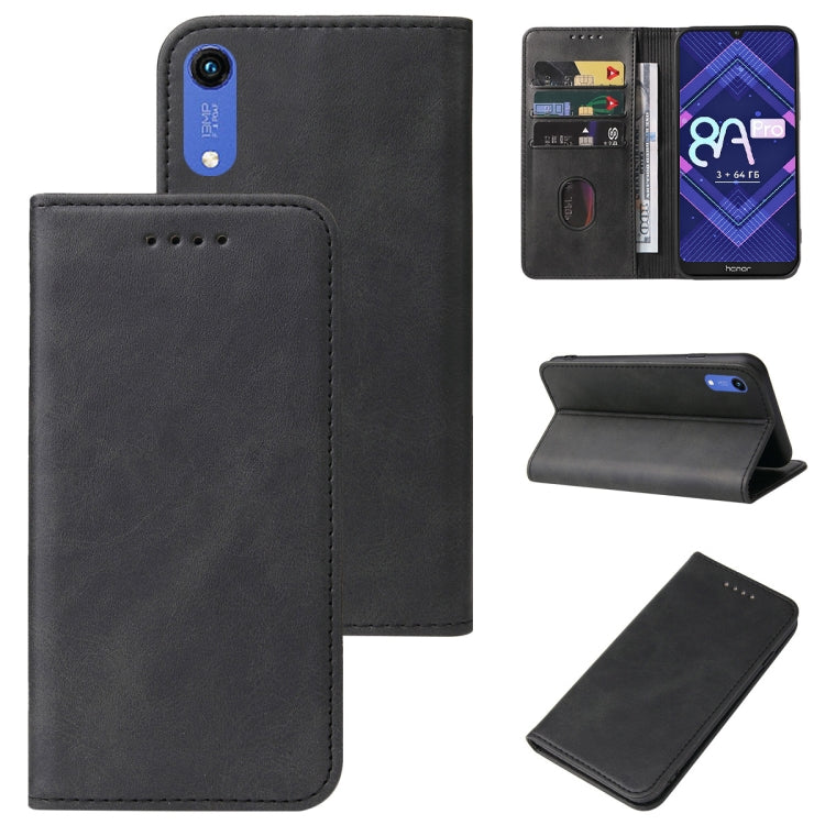 For Honor 8A Pro Magnetic Closure Leather Phone Case