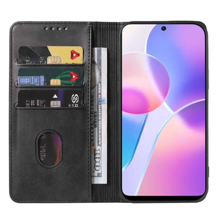 For Honor 30i Magnetic Closure Leather Phone Case