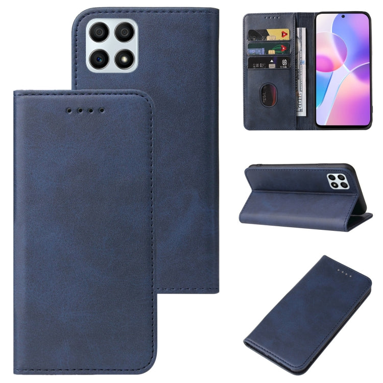 For Honor 30i Magnetic Closure Leather Phone Case