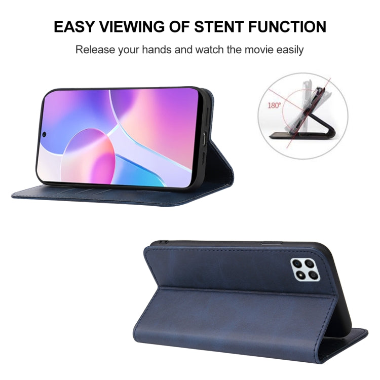 For Honor 30i Magnetic Closure Leather Phone Case
