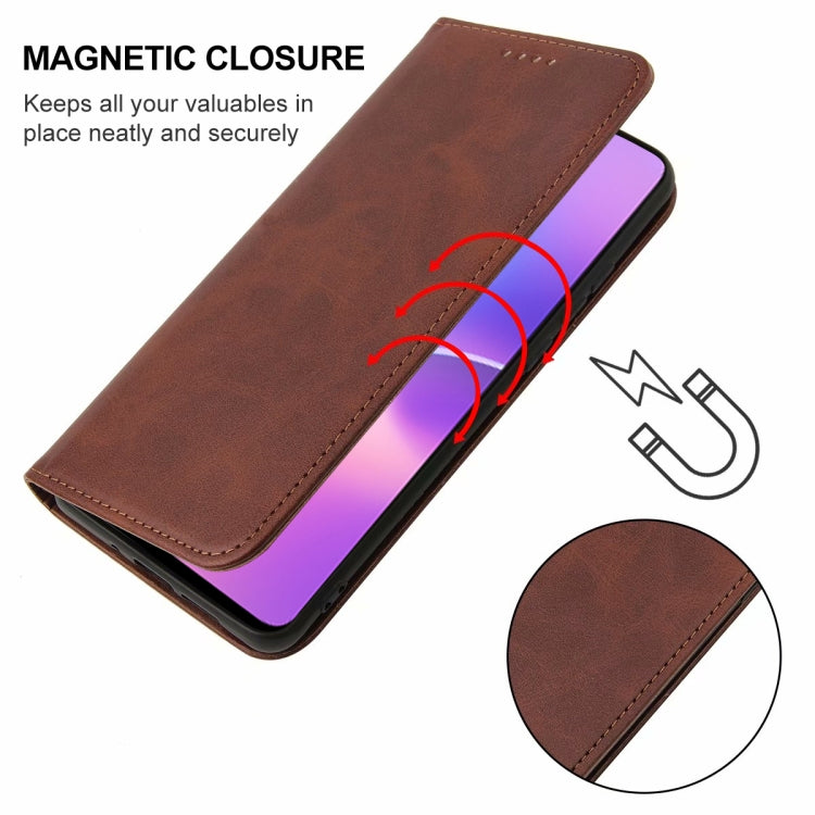 For Honor 30i Magnetic Closure Leather Phone Case