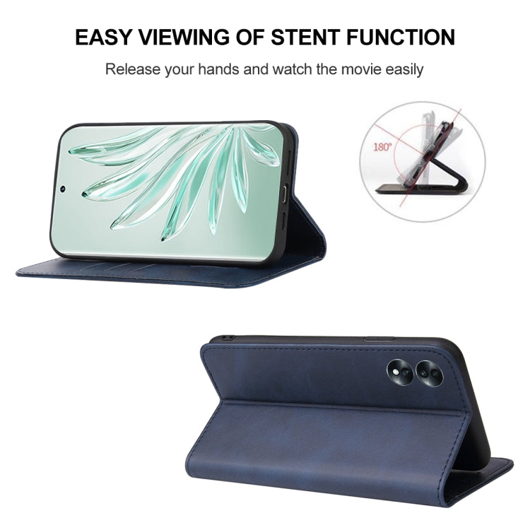 For Honor 70 Magnetic Closure Leather Phone Case