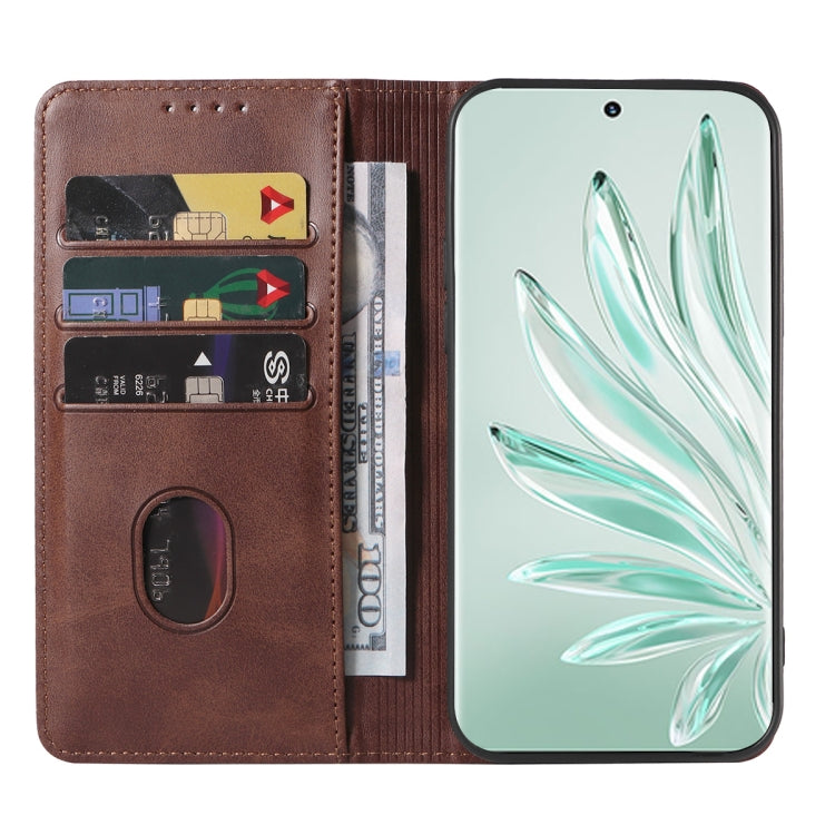 For Honor 70 Pro Magnetic Closure Leather Phone Case