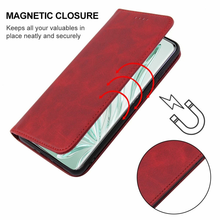 For Honor 70 Pro+ Magnetic Closure Leather Phone Case