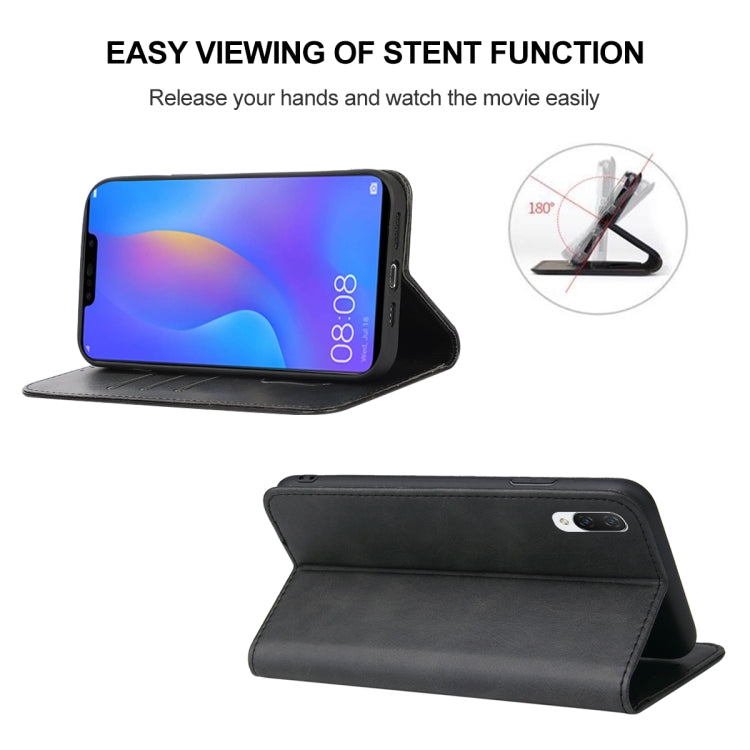 For Huawei Nova 3i Magnetic Closure Leather Phone Case