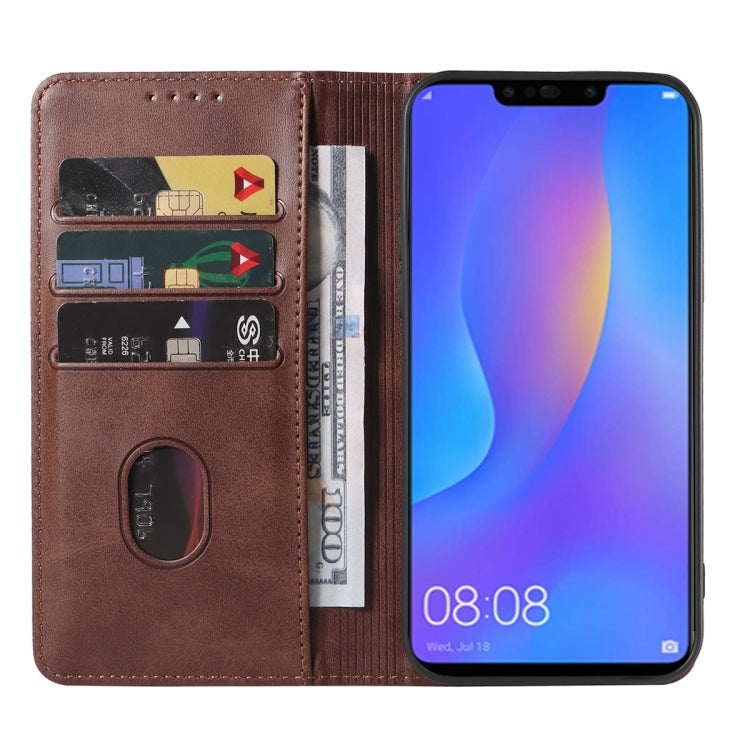 For Huawei Nova 3i Magnetic Closure Leather Phone Case